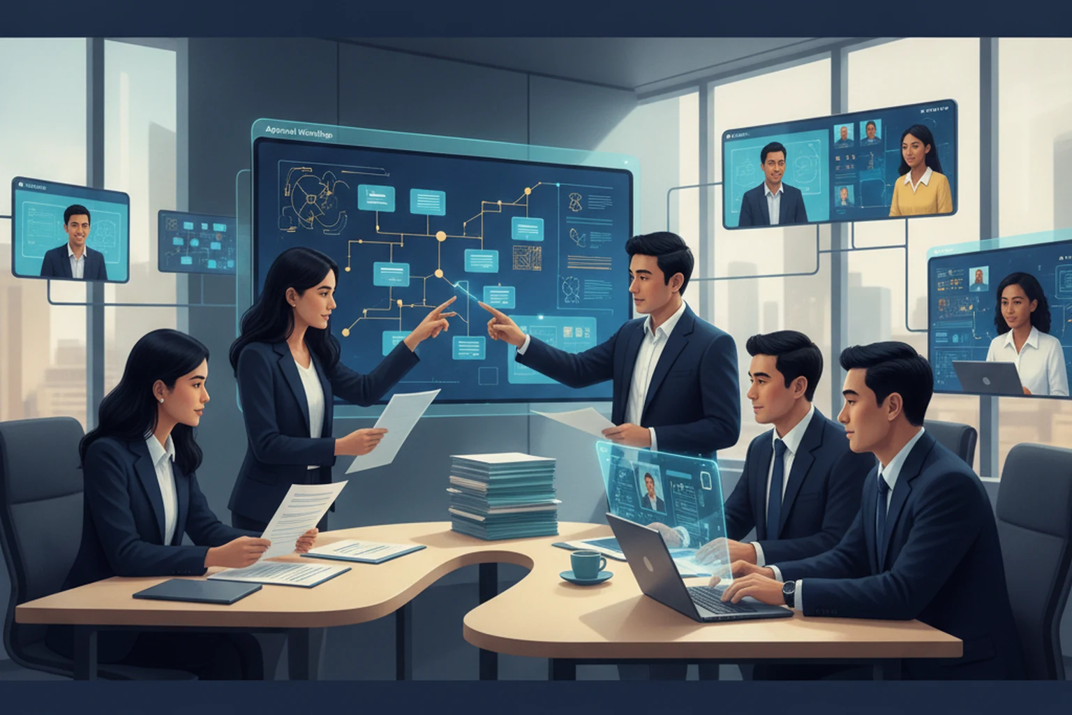 Accounts Payable Operations: Handoff Acceptance Log editorial illustration